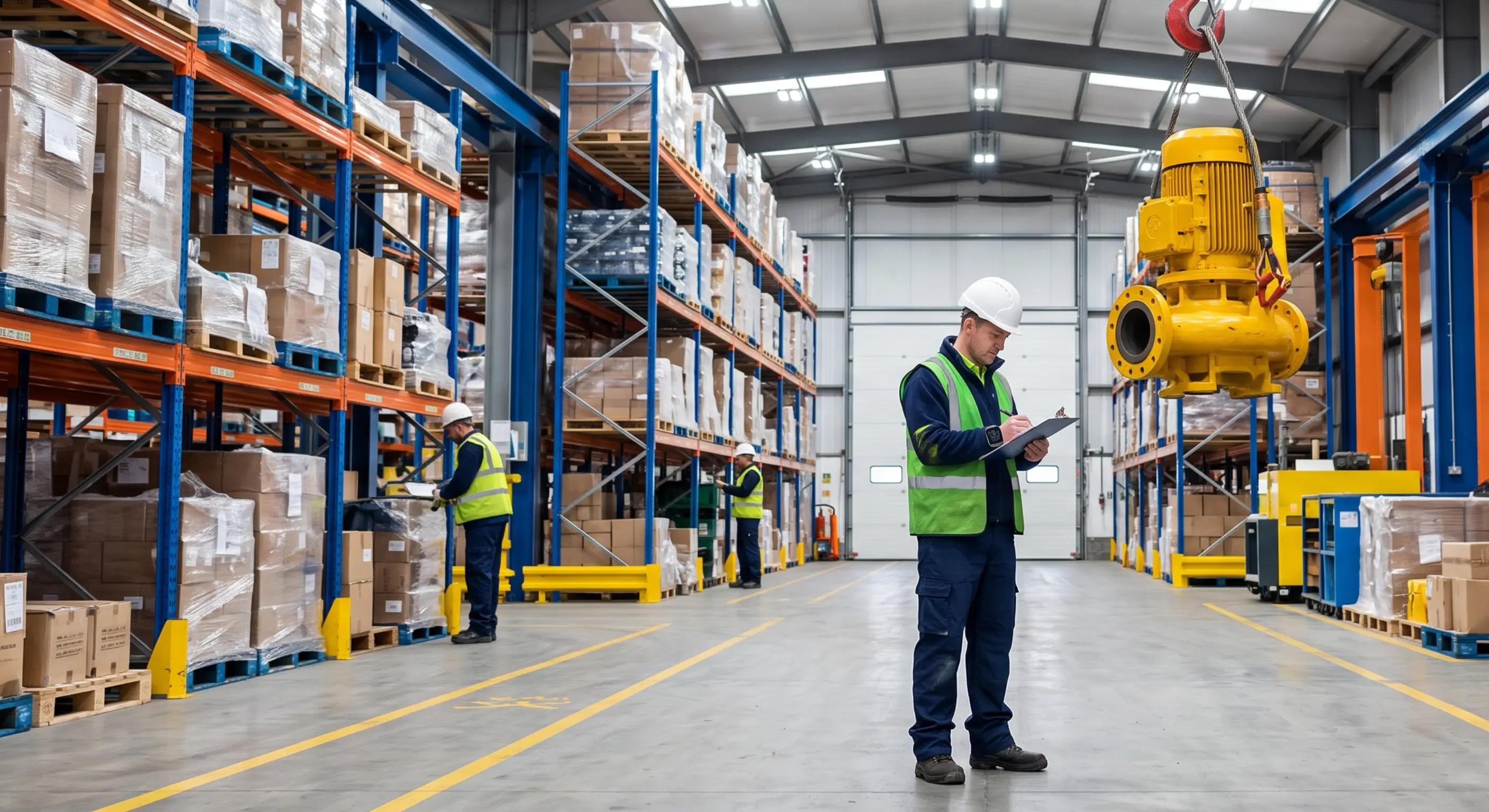 Suspended Load at a Warehouse: Tracking